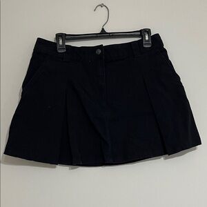 Tommy Hilfiger Black Pleated Mini Skirt